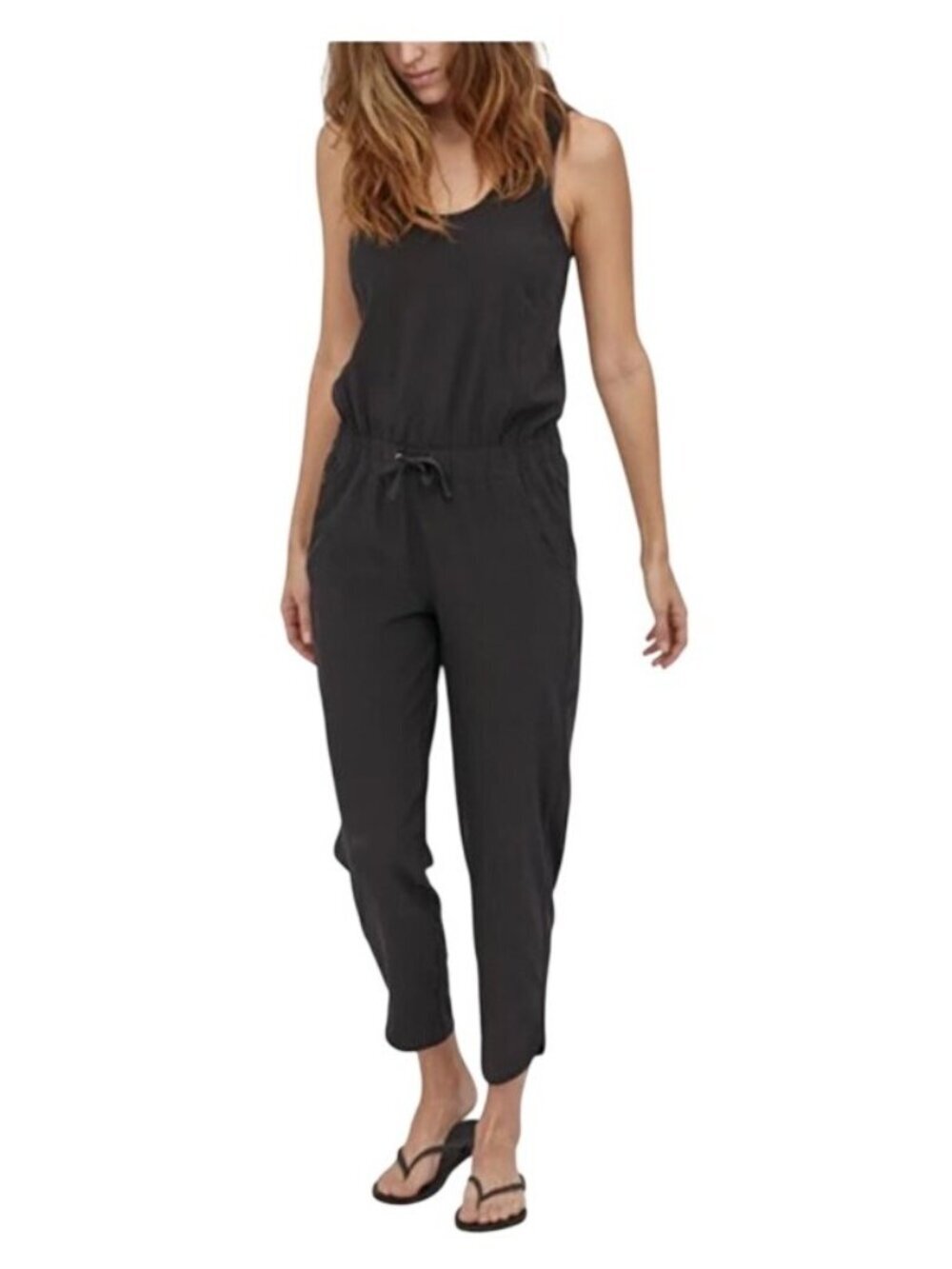 Patagonia Fleetwith Romper jumpsuit Black Small Recycled Stretch S